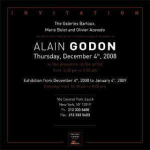 Alain Godon Art Opening at Galerie Elysees