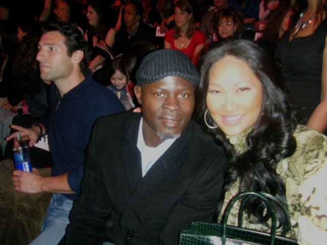 Fashion Week - Barbie 50th anniversary show - Djimon Hounsou and Kimora Lee