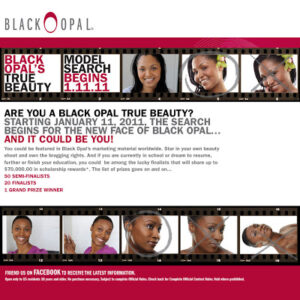 Become The New Face of Black Opal Beauty