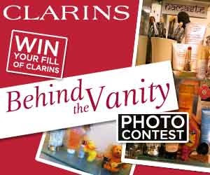 Clarins “Behind the Vanity” Photo Contest on Facebook