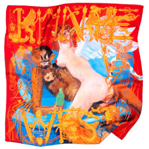 Kanye West, George Condo & M/M (Paris) Introduce Five Limited Edition Silk Scarves
