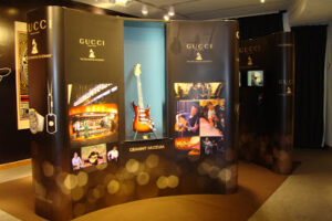Gucci’s GRAMMY Traveling Exhibit at the Tourneau Time Machine