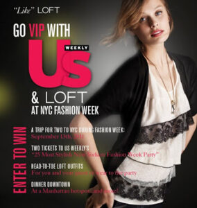 Win a Trip to Fashion Week from LOFT & US Weekly