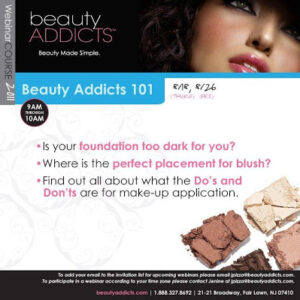 Join beautyADDICTS for a Webinar – Friday, August 26th