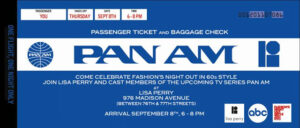 Celebrate Fashion Night Out with Lisa Perry and the Cast of PAN  – **Update***