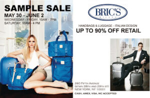 Shopping NYC | Bric’s Sample Sale
