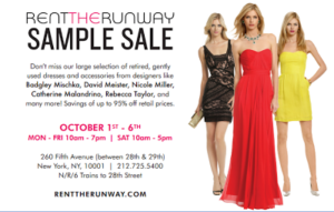 Shopping NYC | Rent the Runway Sample Sale