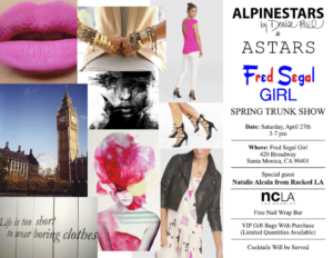 YOU’RE INVITED: Alpinestars by Denise Focil & ASTARS Trunk Show