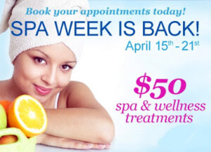 Spa Week is Back | Book Your Facials, Massages, etc, Today!!