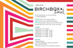FREE EVENT NYC: You’re Invited to Explore Birchbox Local, Sept 12th –16th