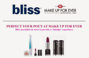 EVENT ALERT: You’re Invited to Get a Perfect Pout w/ MAKE UP FOR EVER & Bliss at Sephora