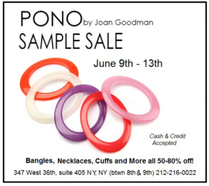 Shopping NYC: PONO Jewelry Summer Sample Sale