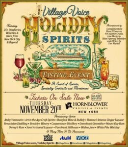 Keep Your Spirits Up | Village Voice 2nd Annual “Holiday Spirits” Tasting Event