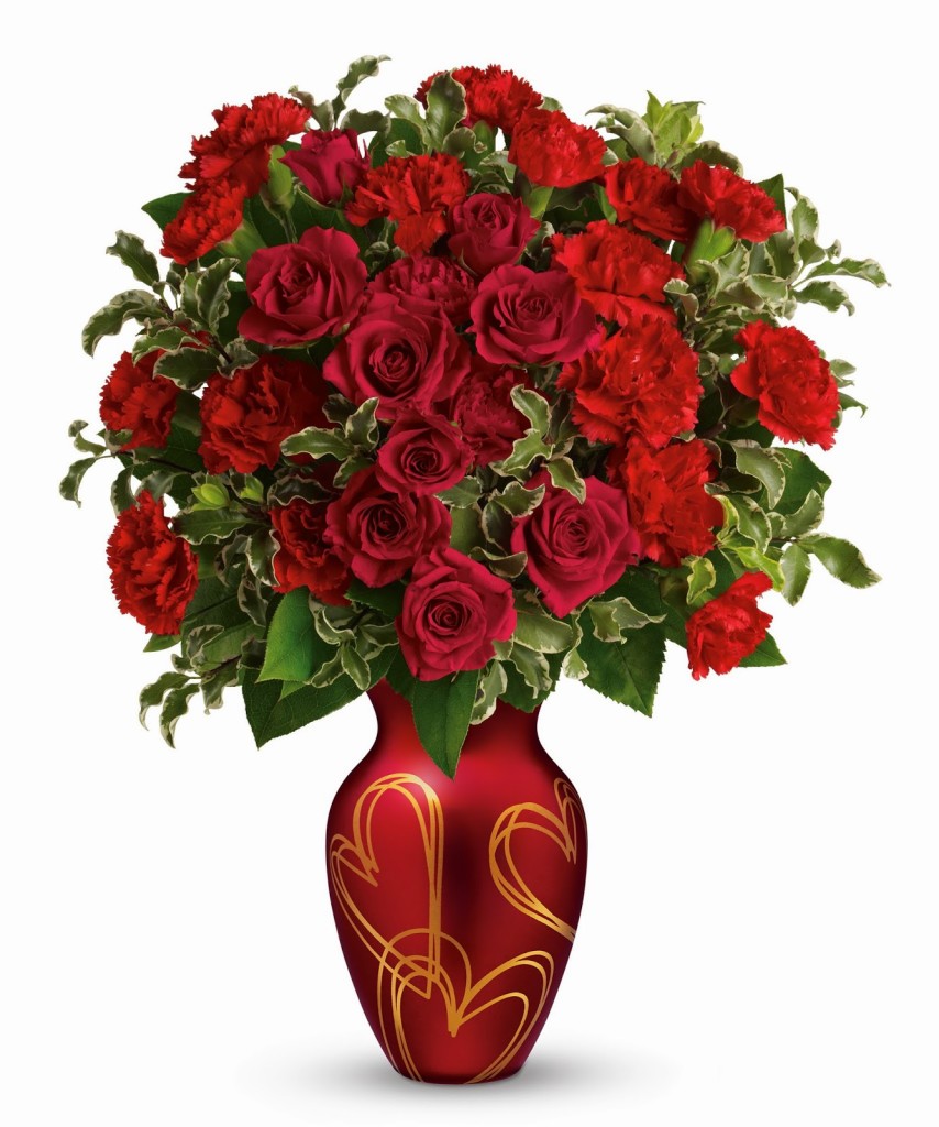 Teleflora-Hearts-of-Gold-Bouquet-For-Valentines-Day