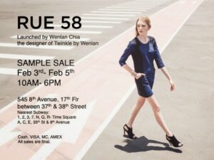 Shopping NYC: Rue 58 by Wenlan Chia Sample Sale