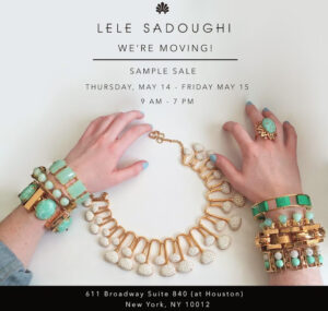 Shopping NYC: Lele Sadoughi Jewelry Sample Sale