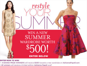 Win a New Summer Wardrobe from Adrianna Papell