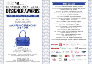 NYC EVENT ALERT: Independent Handbag Designer Awards