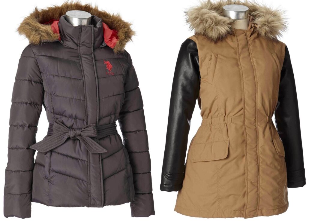 burlington quilted coats