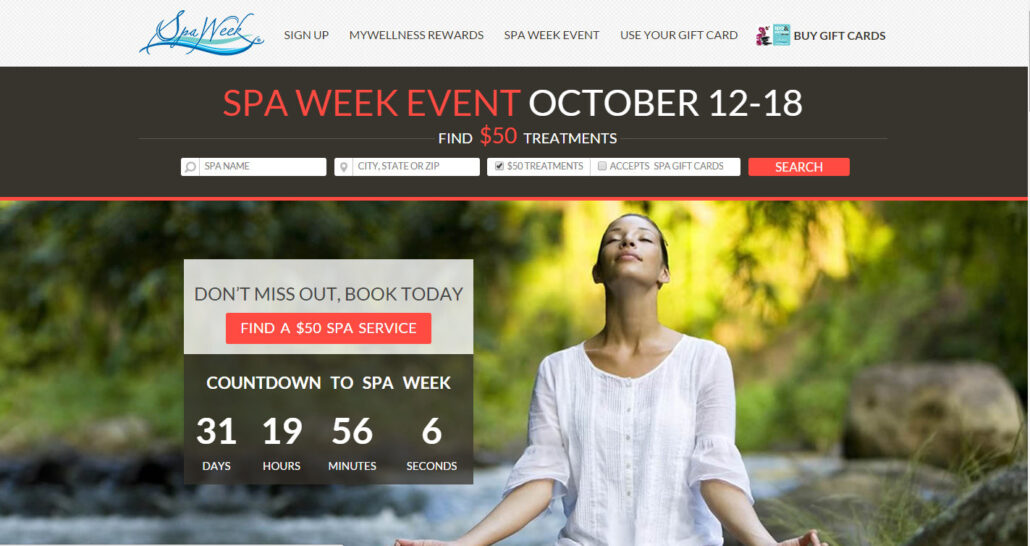 spa week october