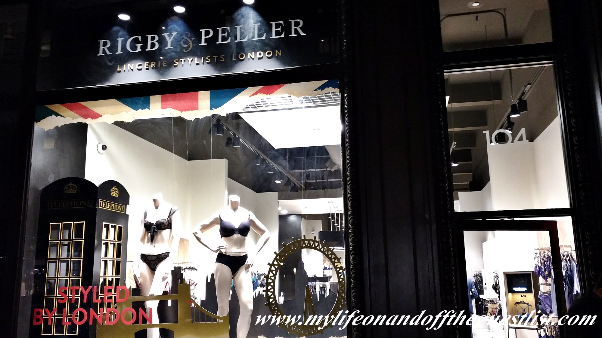 The Rigby & Peller lingerie store on the King's Road, Chelsea, London, UK  Stock Photo - Alamy