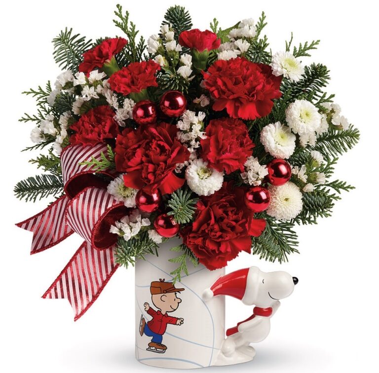 Teleflora Celebrates the Peanuts Gang this Christmas My Life on (and off) the Guest List