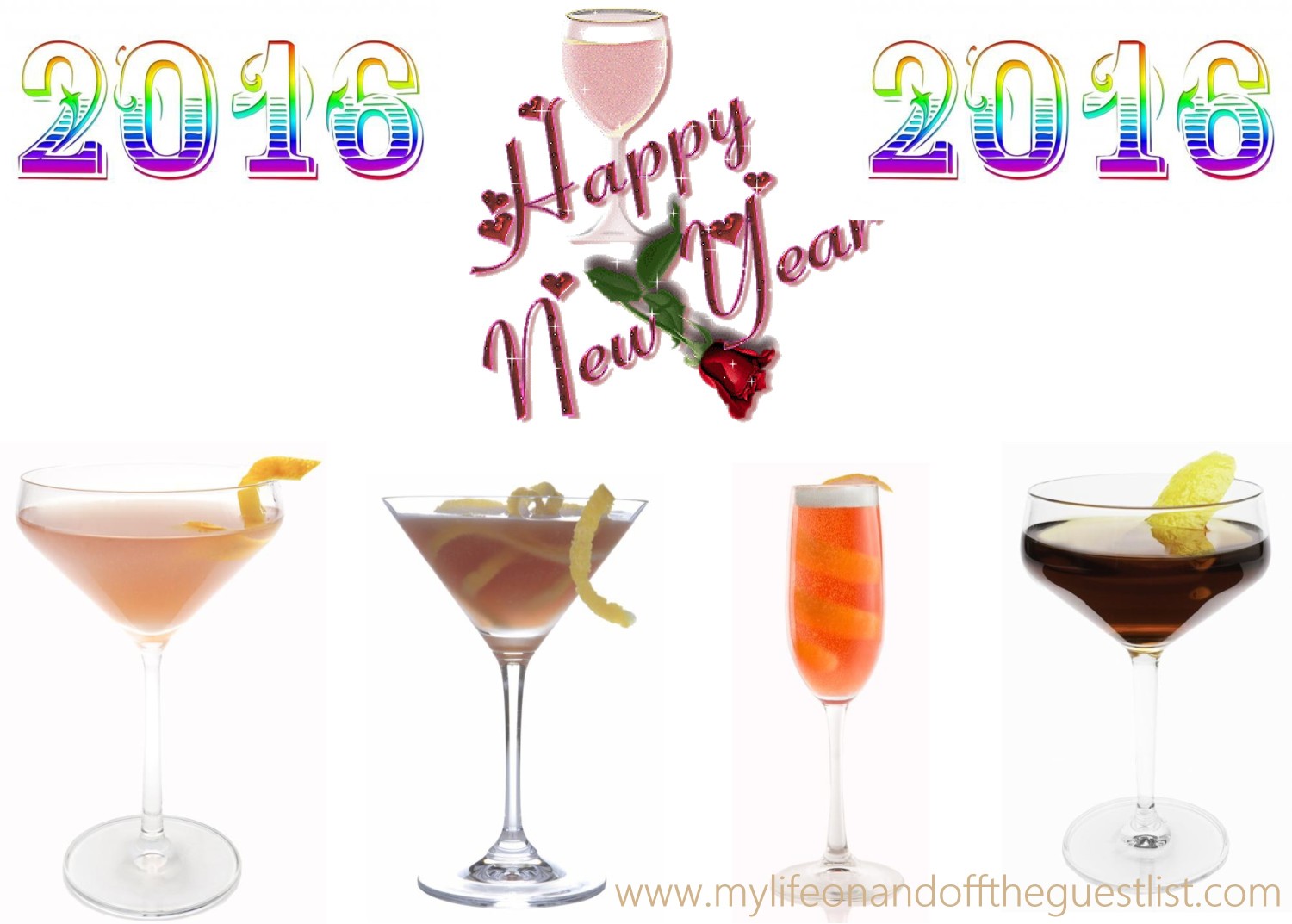Toast to 2016: New Year’s Eve Cocktails - My Life on (and off) the Guest List