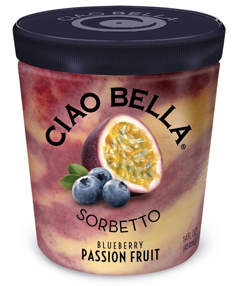 Ciao bella Blueberry passion fruit sorbetto