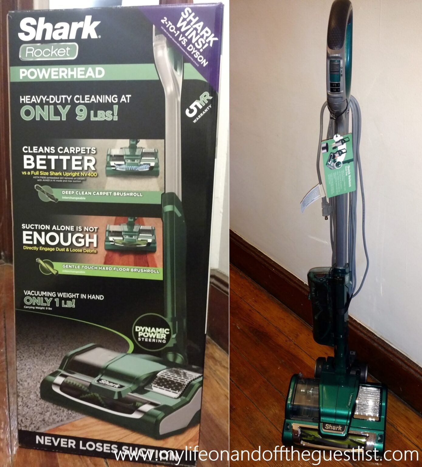 Spring Cleaning Shark Rocket Powerhead Vacuum