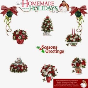 Teleflora & The Cake Boss’s Buddy Valastro’s “Homemade For the Holidays” Floral Collection
