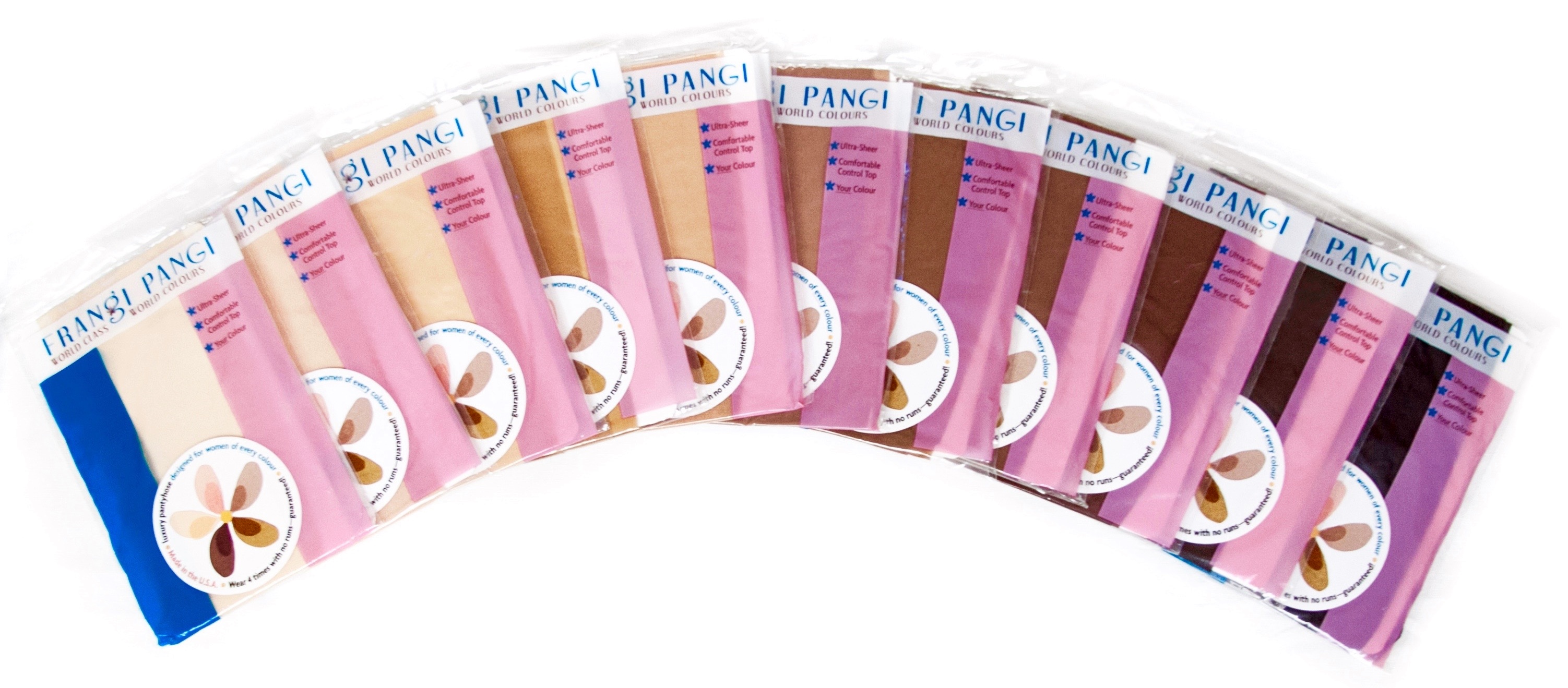 Frangi Pangi UltraSheer Pantyhose for Women of Every Color