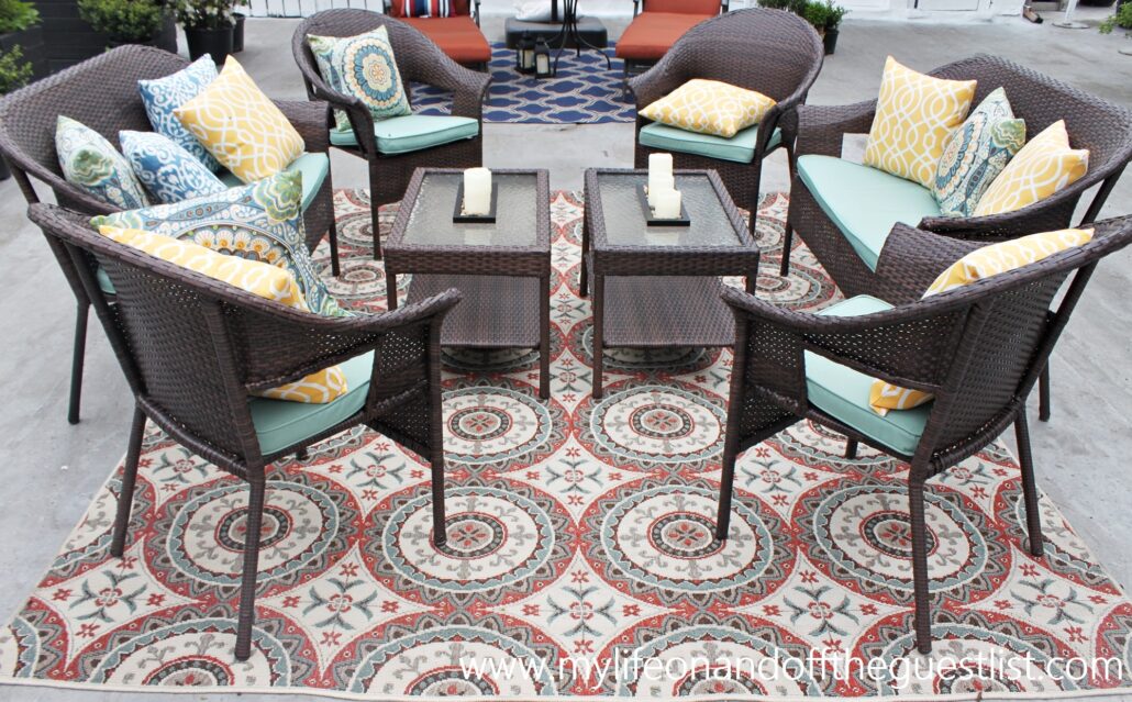 Jaclyn smith patio furniture cushions sale