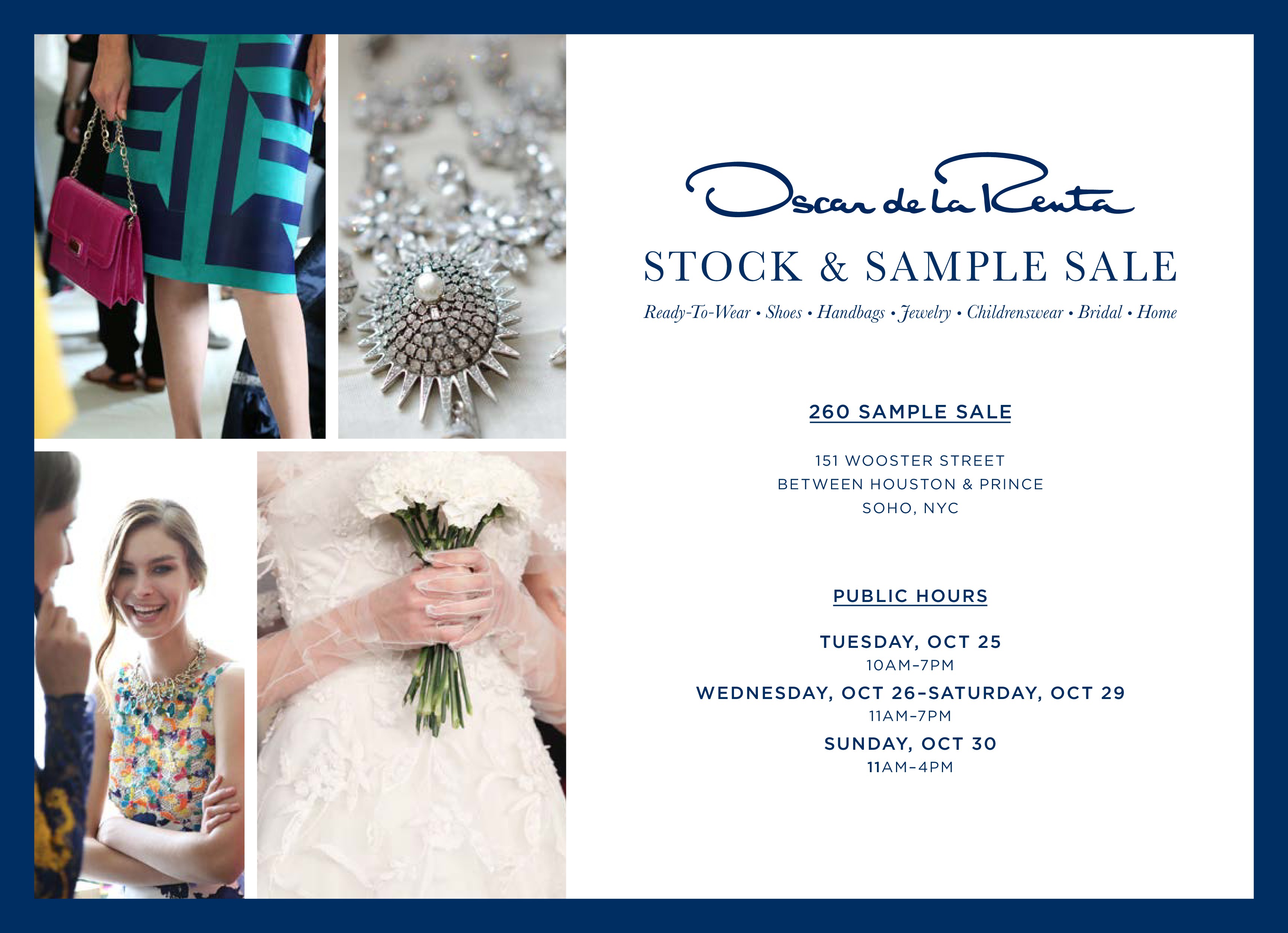 SHOPPING NYC: Oscar de la Renta Sample Sale