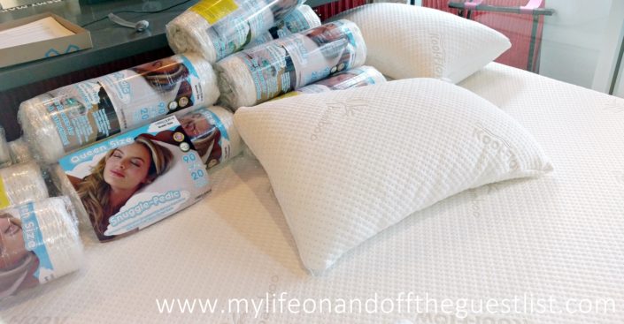 Let s Sleep In Snuggle Pedic Bamboo Memory Foam Pillow