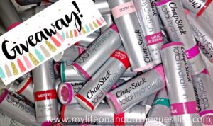 GIVEAWAY: ChapStick Total Hydration Moisture+Tint in Four New Colors