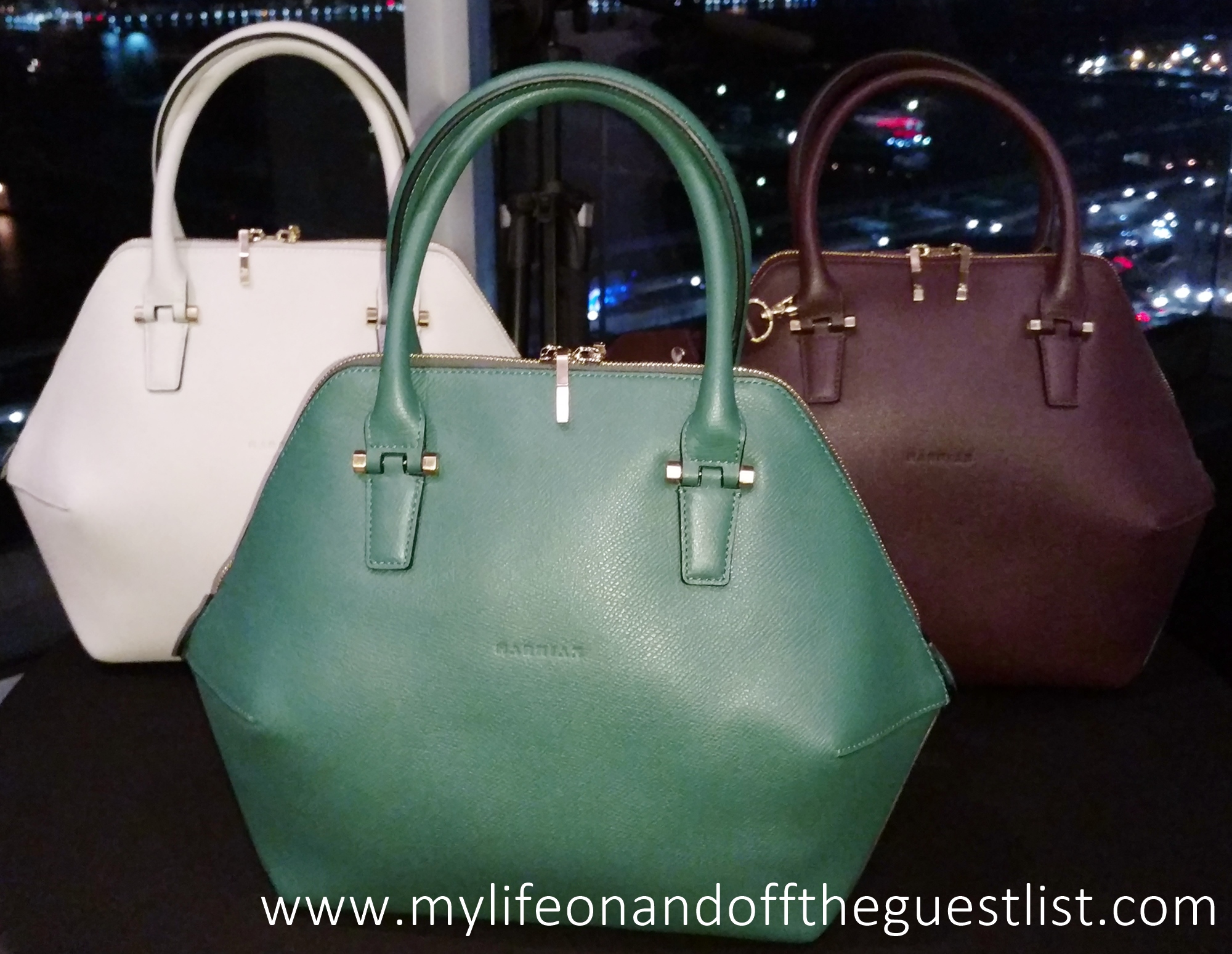 ORA DELPHINE Delilah Satchel Purse Leather Green Color Handbag