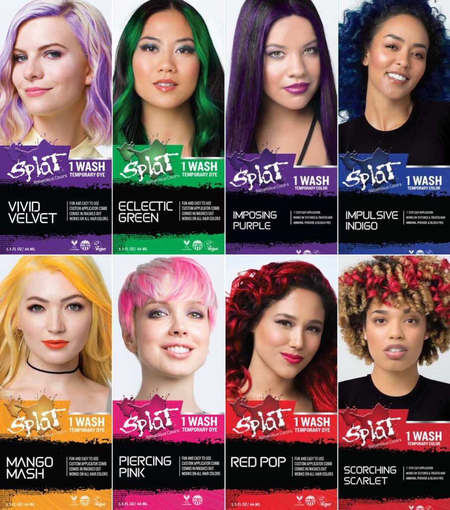 Splat 1 Wash Temporary Hair Dye (Piercing Pink)