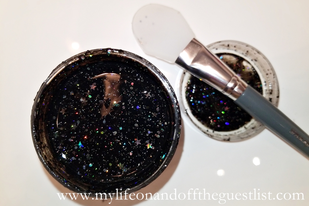 SPAscriptions Peel-Off Charcoal Glitter Mask