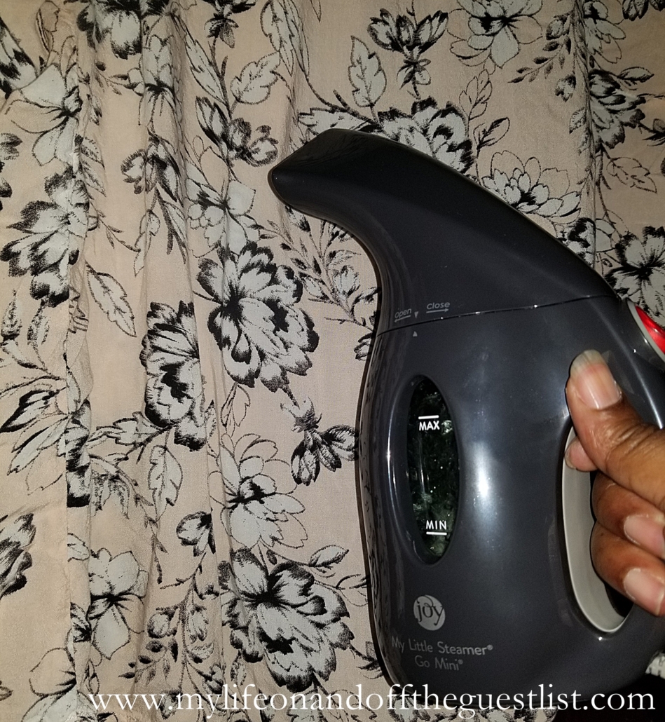 Product Photography: Joy Mangano JOY Mini Clothes Steamer