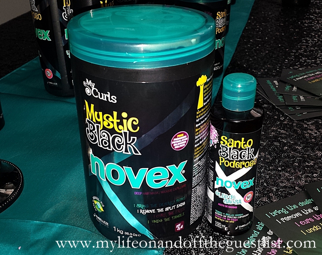 Novex Mystic Black Baobab Seed Oil Hair Care Products