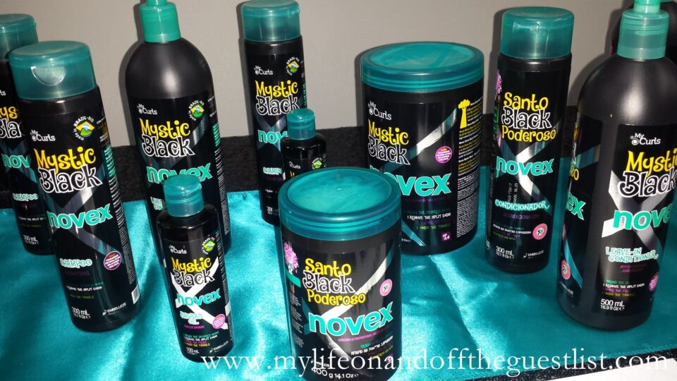 Novex Mystic Black Baobab Seed Oil Hair Care Products