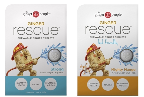 The Ginger People Ginger Rescue Chewable Tablets