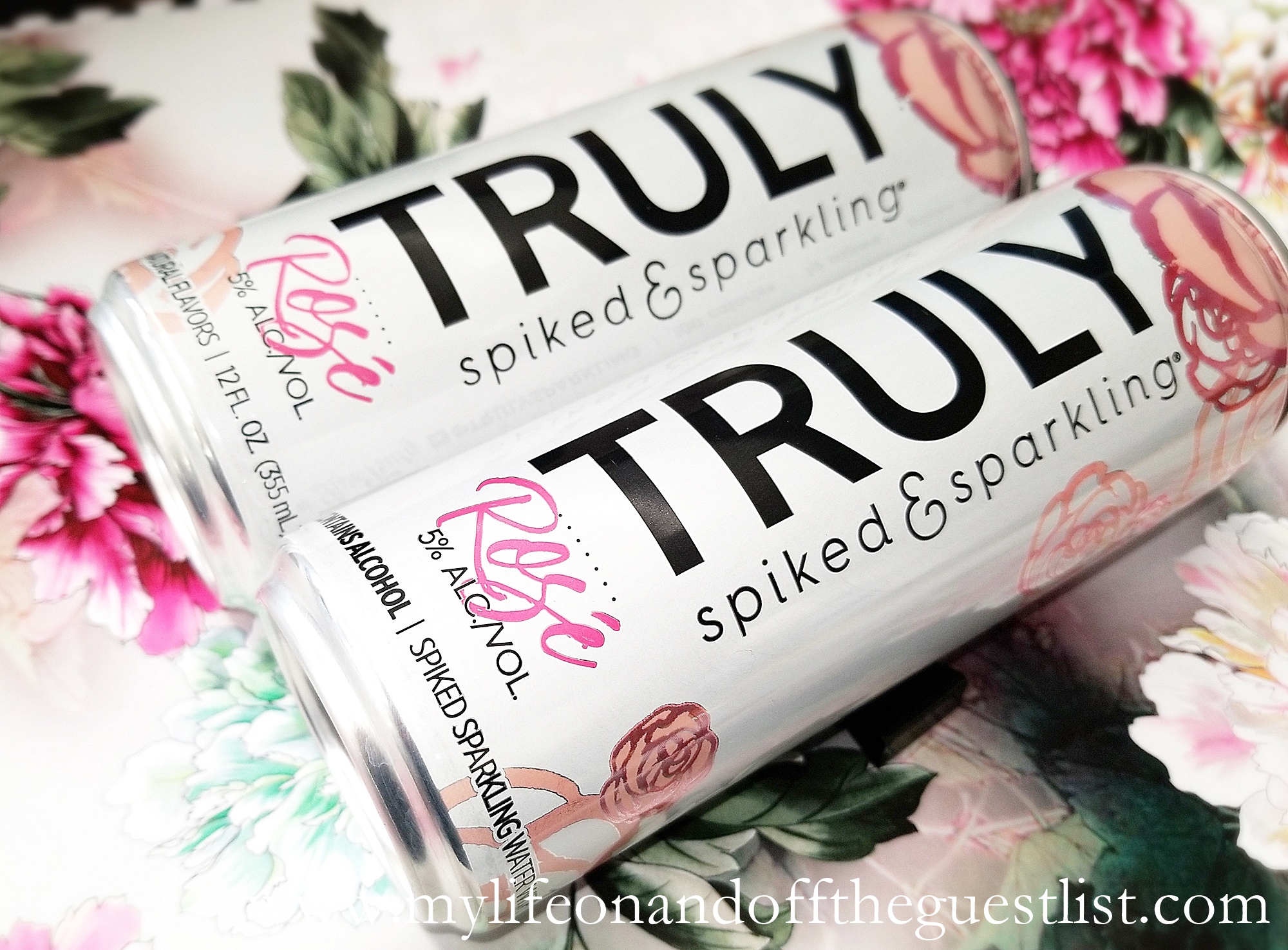 Truly Spiked and Sparkling Rosé Water