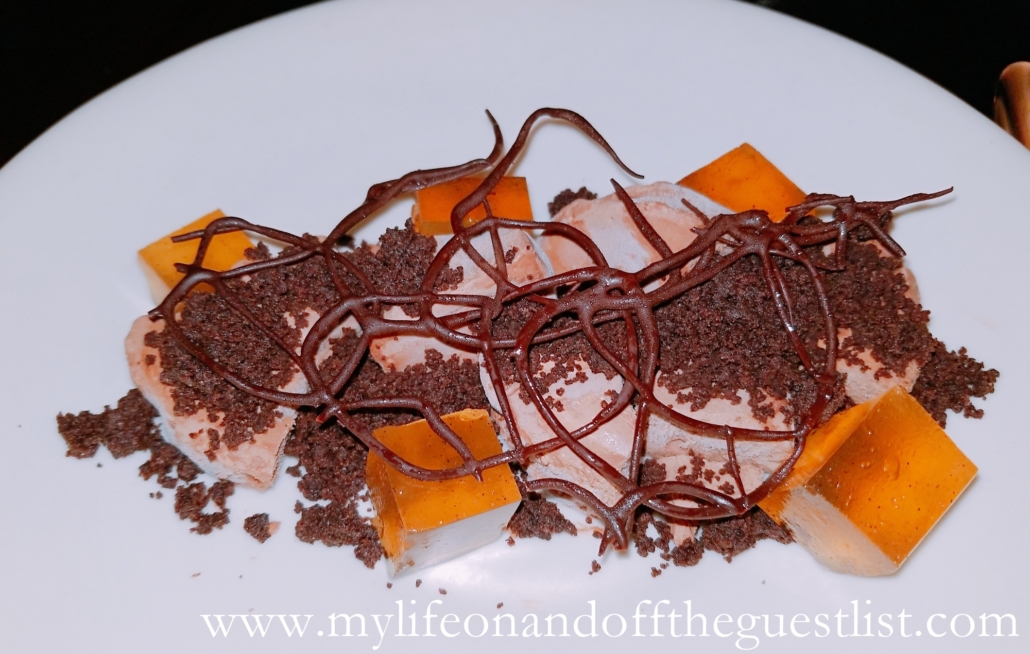 Food Photography: Chocolate Mousse Dessert: Fat Rice at Chefs Club New York