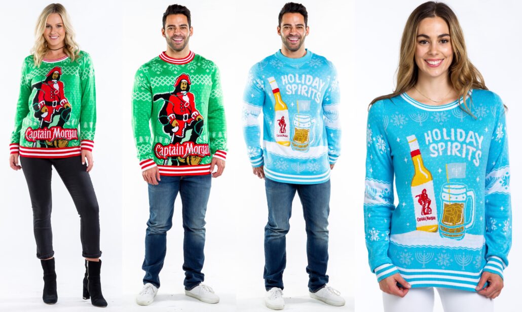 Captain Morgan Holiday Sweaters