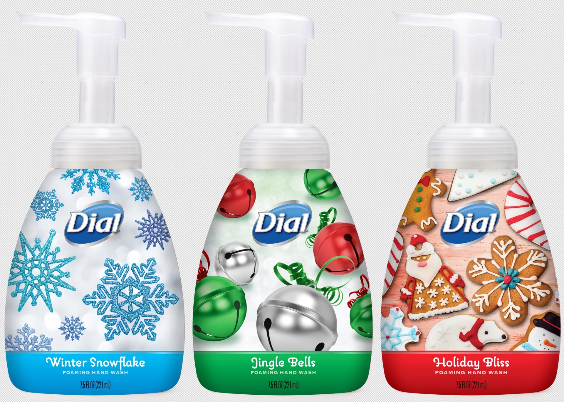 Seasonal Decor Dial Holiday Foaming Hand Washes