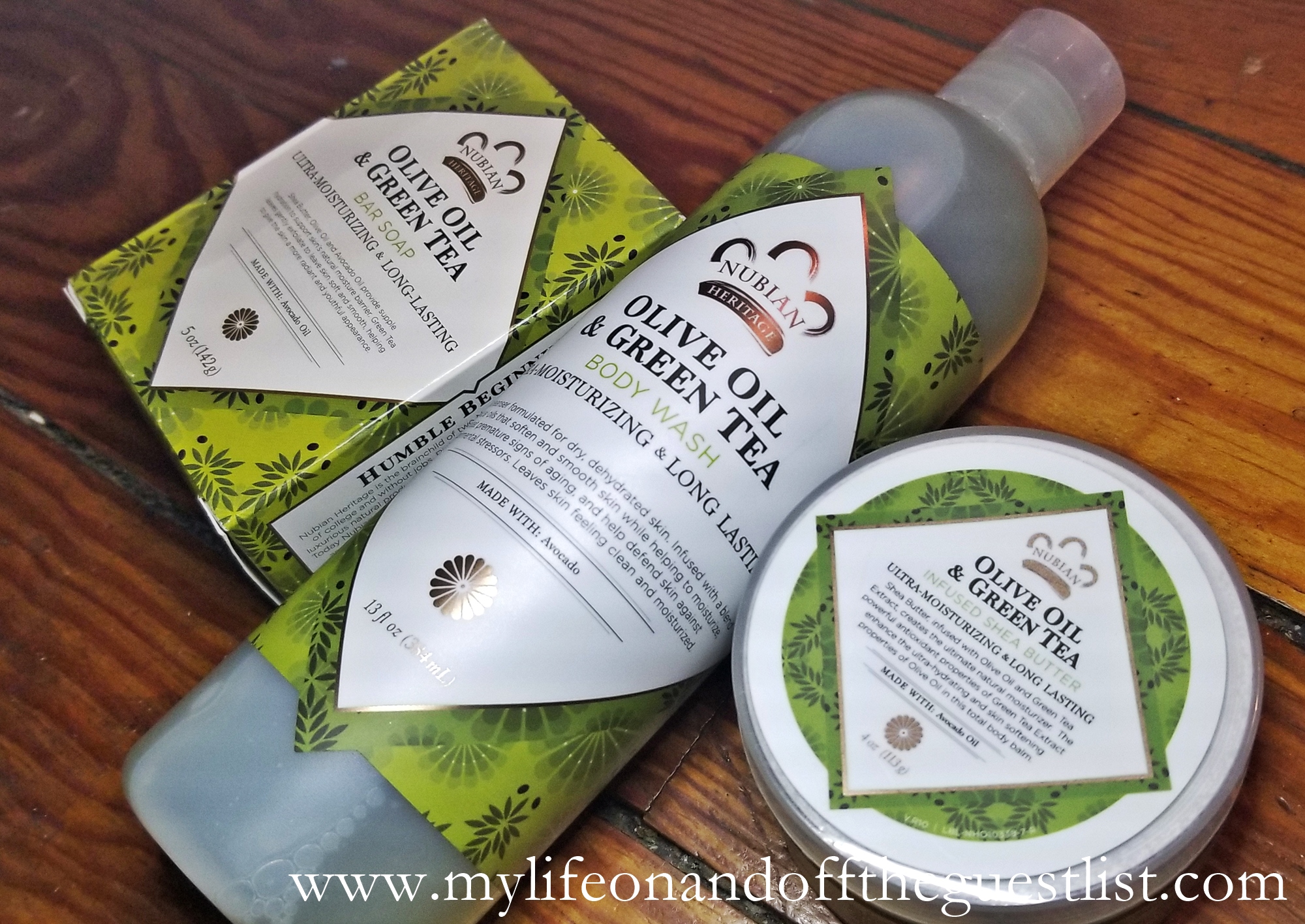 Nubian Heritage presents Olive Oil & Green Tea Collection