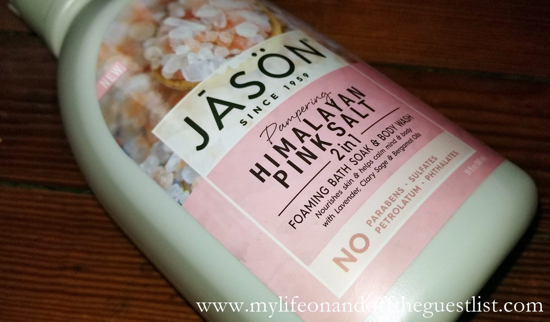 Jason Himalayan Pink Salt 2In1 Foaming Bath Soak & Body Wash