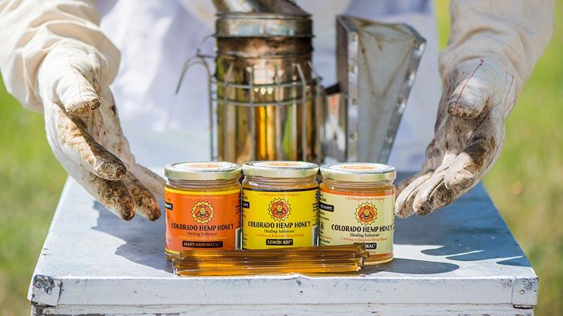 Cannabinoid-rich Colorado Hemp Honey