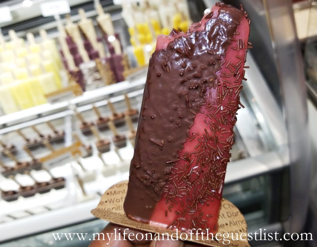 Popbar Blood Orange popSorbetto with Vegan Chocolate